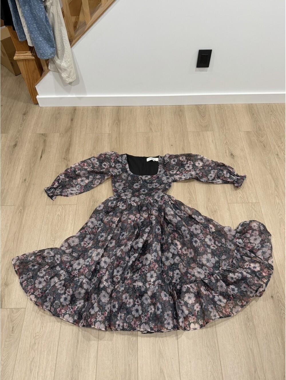 JessaKae Persephone Dress Women's Small XS Romantic Floral Whimsigoth Ball Gown